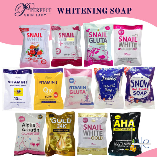 [SG INSTOCK] Perfect Skin Lady Snail White Gluta Collagen Plus X10 Whitening Soap