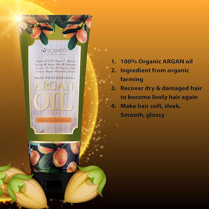 [SG INSTOCK] SCENTIO HAIR PROFESSIONAL ARGAN OIL THERAPY SHAMPOO, CONDITIONER, SERUM & TREATMENT MASK