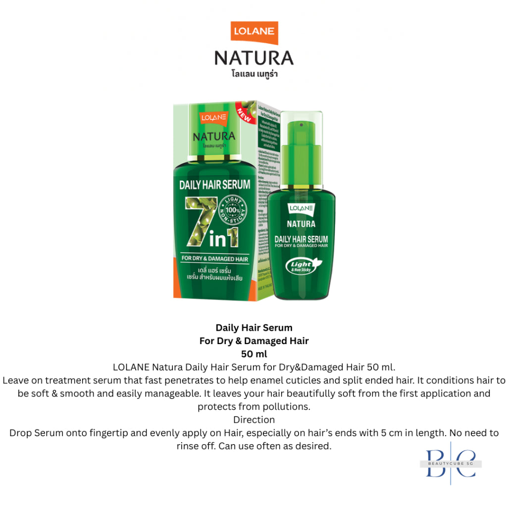 [SG INSTOCK] New Packaging! LOLANE Natura Daily Hair Serum 7-in-1 50ml