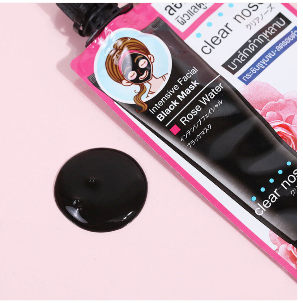 [SG INSTOCK] CLEAR NOSE Intensive Facial Black Mask Rose Water 12g