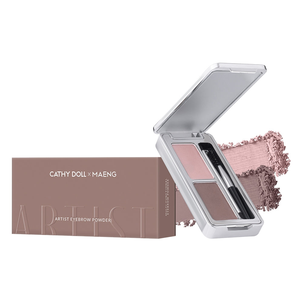 [SG INSTOCK] CATHY DOLL X MAENG ARTIST EYEBROW POWDER 1.8G+1.8G