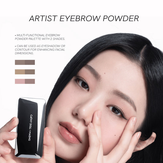 [SG INSTOCK] CATHY DOLL X MAENG ARTIST EYEBROW POWDER 1.8G+1.8G