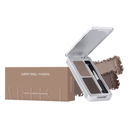 [SG INSTOCK] CATHY DOLL X MAENG ARTIST EYEBROW POWDER 1.8G+1.8G
