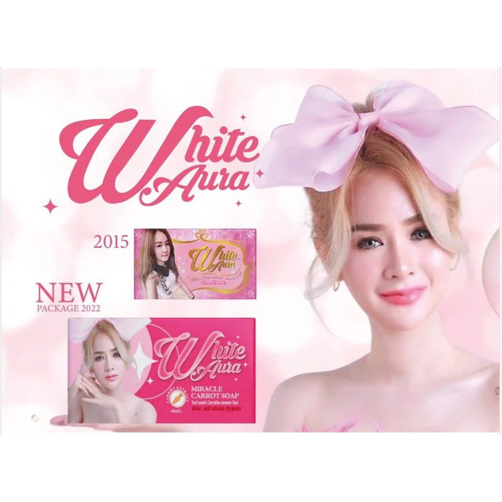 [SG INSTOCK] White Aura Extra Miracle Carrot Soap 160G