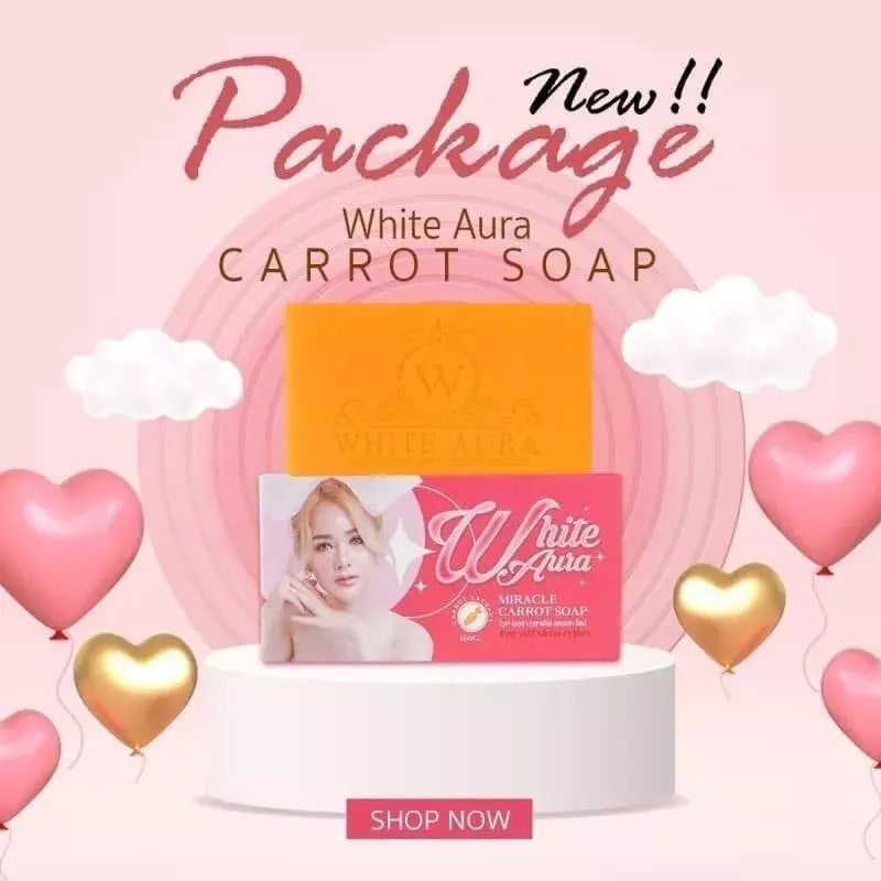 [SG INSTOCK] White Aura Extra Miracle Carrot Soap 160G