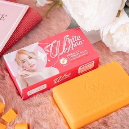 [SG INSTOCK] White Aura Extra Miracle Carrot Soap 160G