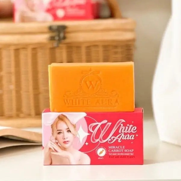 [SG INSTOCK] White Aura Extra Miracle Carrot Soap 160G