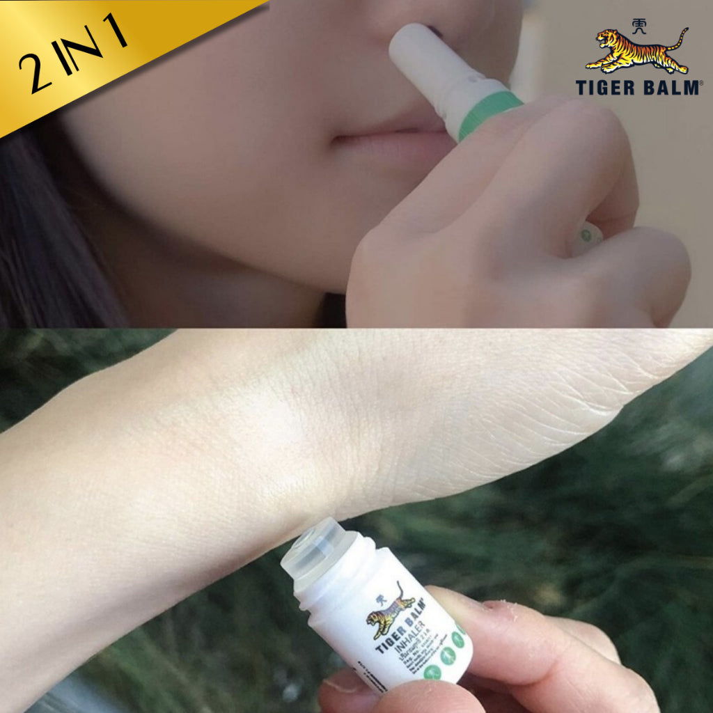 (SG INSTOCK) TIGER BALM MENTHOL RELIEVE NASAL CONGESTION INHALER 2ML