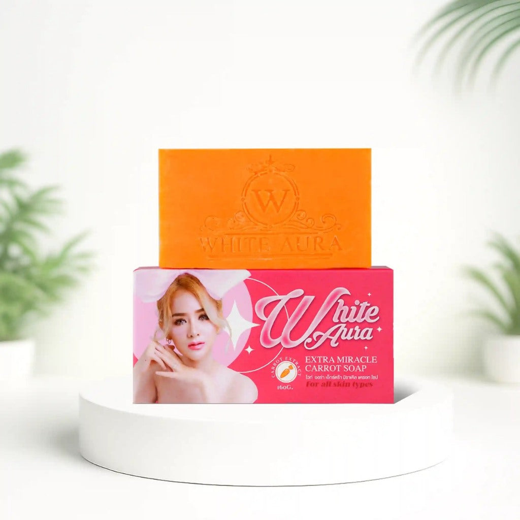 [SG INSTOCK] White Aura Extra Miracle Carrot Soap 160G