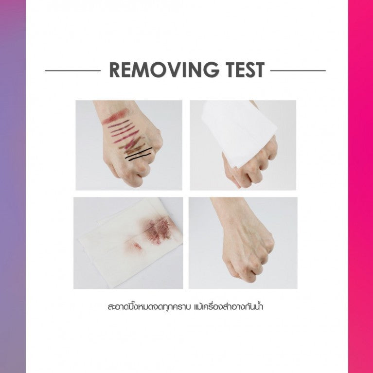 [SG INSTOCK] Cathy Doll Bright Hya C Makeup Remover Wipes 30Sheets