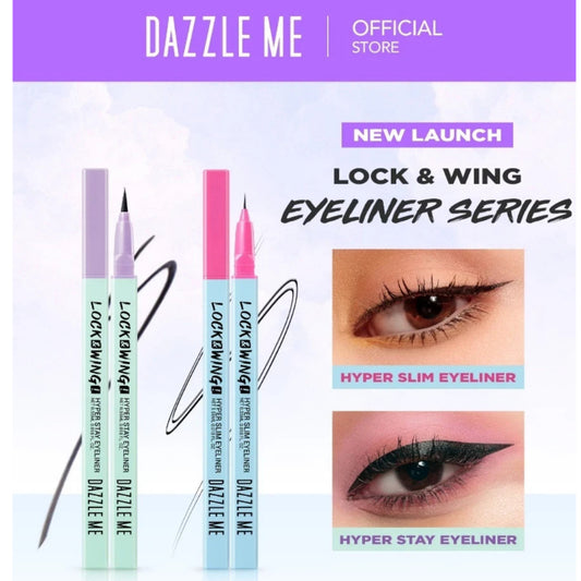 [SG INSTOCK] DAZZLE ME LOCK & WING! HYPER SLIM EYELINER 0.05ML,DAZZLE ME LOCK & WING! HYPER STAY EYELINER 0.5ML