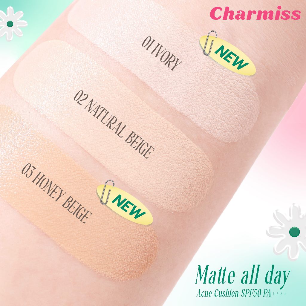 [SG INSTOCK] CHARMISS MATTE All DAY ACNE CUSHION SPF50 PA++++ 8g