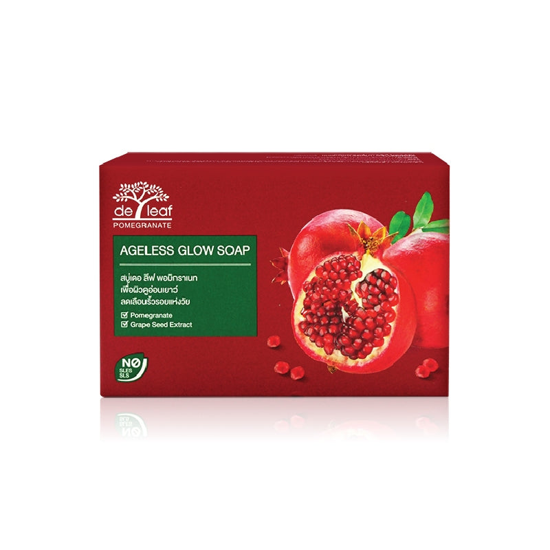 [SG INSTOCK] DE LEAF THANAKA SOAP, POMEGRANATE SOAP 100G