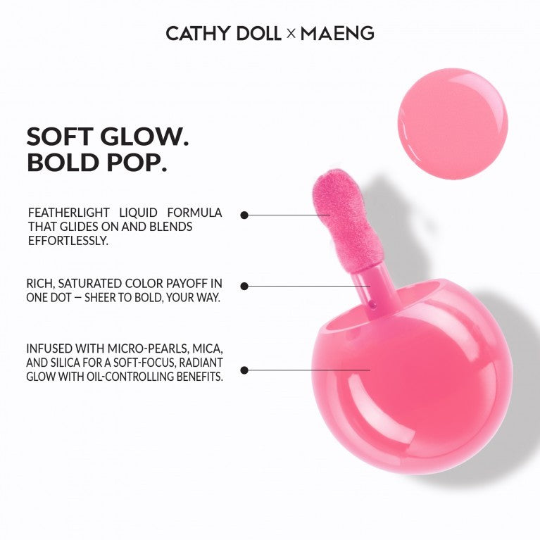 [SG INSTOCK] CATHY DOLL x MAENG DOT POP LIQUID BLUSH 4G