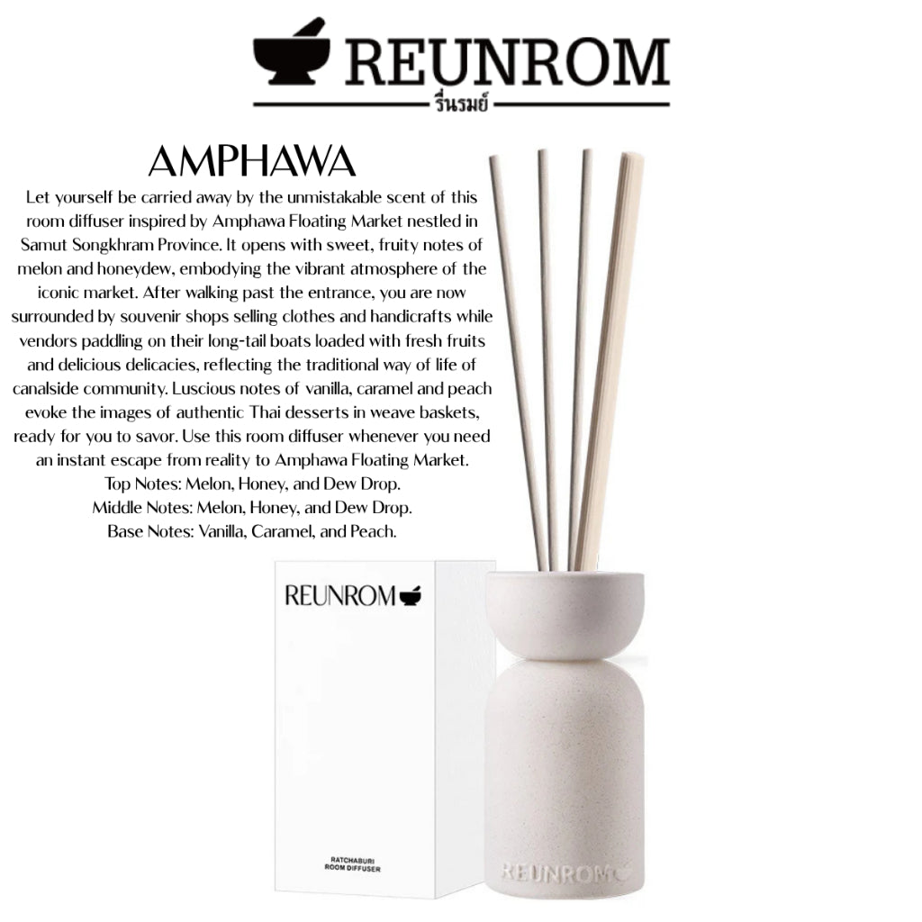 REUNROM PREMIUM ROOM DIFFUSER 200ML RATCHABURI / DOI PUI / BANG LEN / AMPHAWA