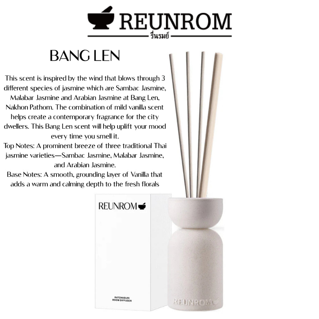 REUNROM PREMIUM ROOM DIFFUSER 200ML RATCHABURI / DOI PUI / BANG LEN / AMPHAWA
