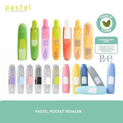 [SG INSTOCK] Pastel Brand Pocket Inhaler,New Pastel Brand Pocket Inhaler Translucent