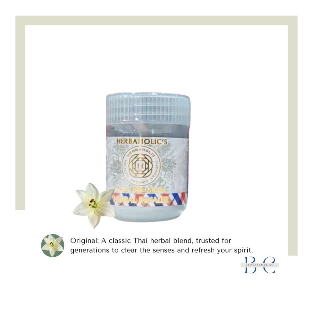 [SG INSTOCK] THE HERBAHOLIC'S THAI PREMIUM HERBAL INHALER 15G