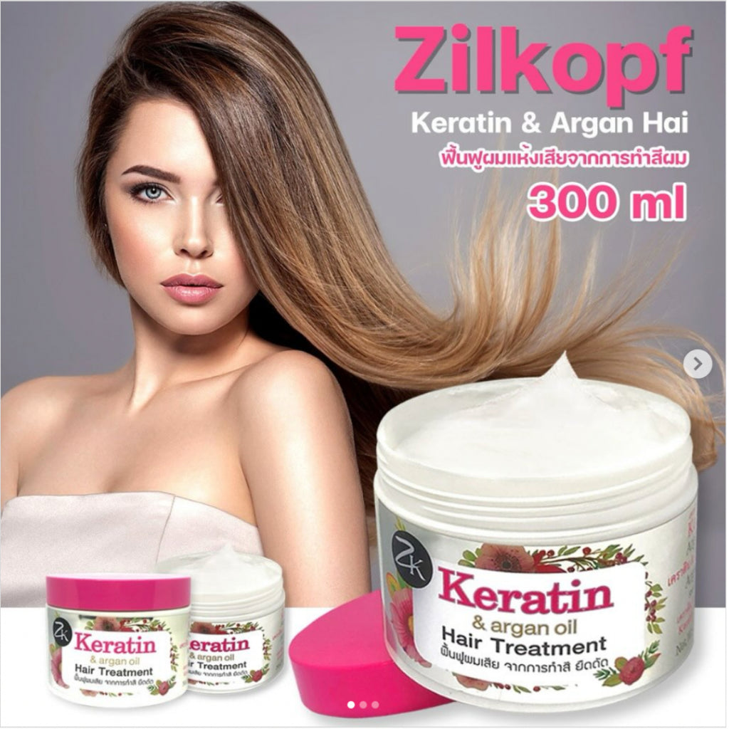 [SG INSTOCK] ZK KERATIN & ARGAN OIL HAIR TREATMENT 300G