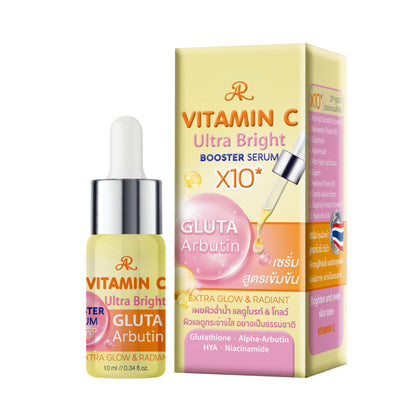 [SG INSTOCK] AR VITAMIN E GLYCOLIC-RETEXTURIZING BOOSTER SERUM, AR VITAMIN C GLUTA ARBUTIN BOOSTER SERUM 10ML