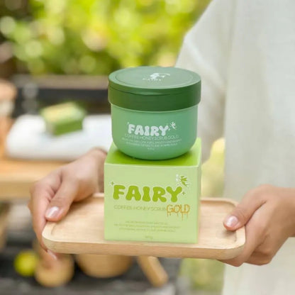 [SG INSTOCK] FAIRY COFFEE HONEY SCRUB GOLD 300G