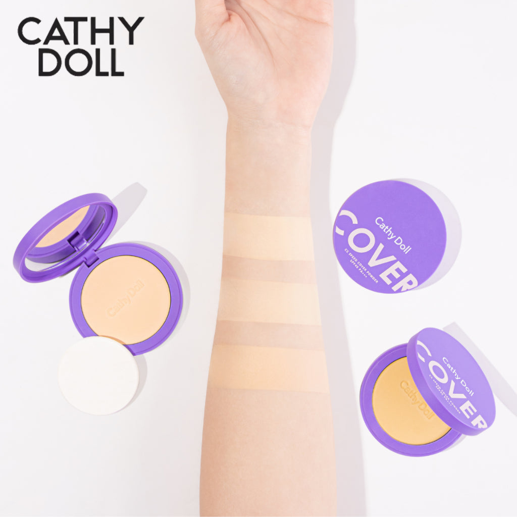 [SG INSTOCK] CATHY DOLL CC SPEED COVER POWDER SPF40 PA+++ 12G/4.5G
