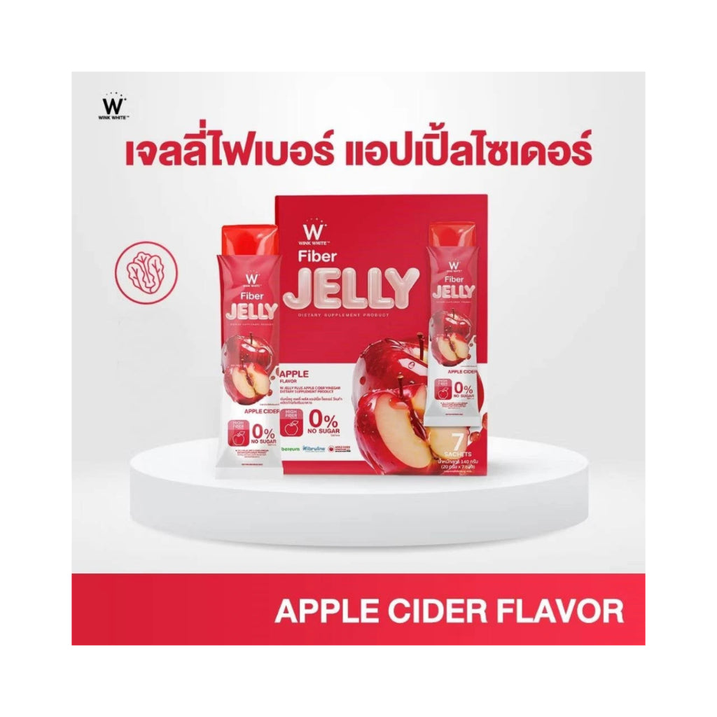 [SG INSTOCK] NEW PACKAGING WINK WHITE W JELLY FIBER, DETOXING, FLAT BELLY (BOX OF 7 SACHETS)