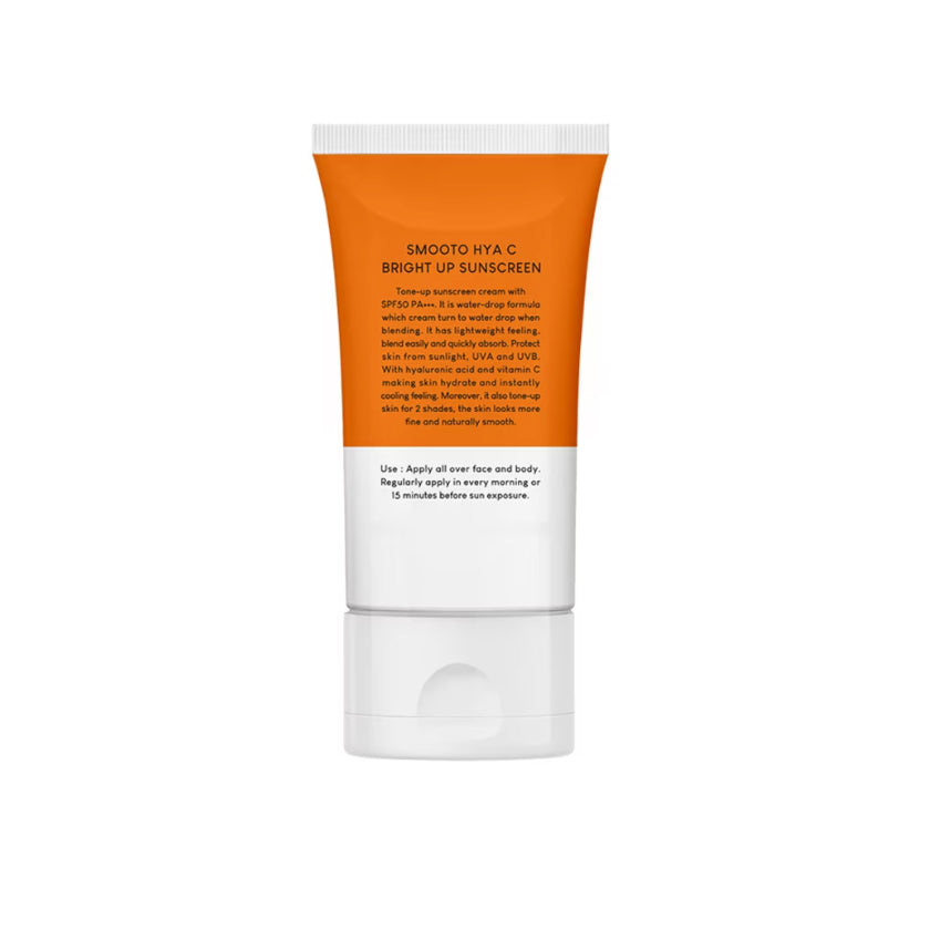[SG INSTOCK] Smooto Hya C Bright Up Sunscreen SPF50 PA+++ 70g.