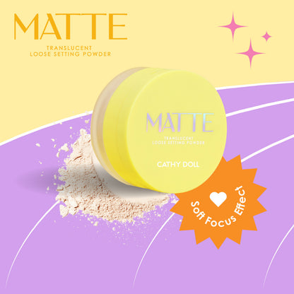 [SG INSTOCK] CATHY DOLL TRANSLUCENT LOOSE SETTING POWDER 5G /10G