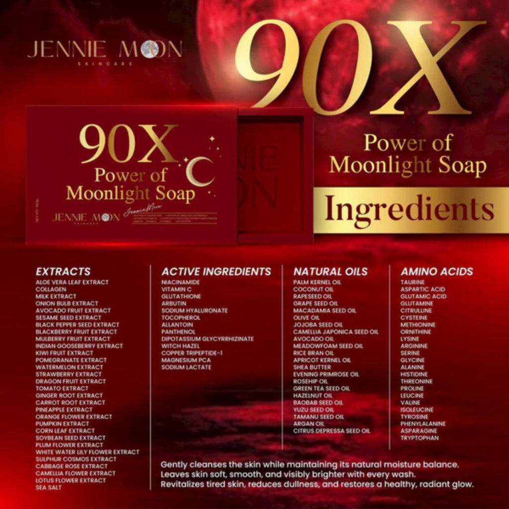 [SG INSTOCK] JENNIE MOON 90X POWER OF MOONLIGHT SOAP 160G
