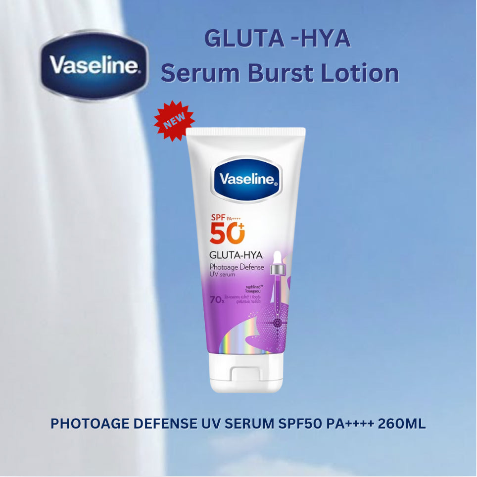[SG INSTOCK] Vaseline Gluta HYA Serum Burst Lotion Dewy Radiance, Flawless Glow, Overnight Radiance, Luminous, Pro Age