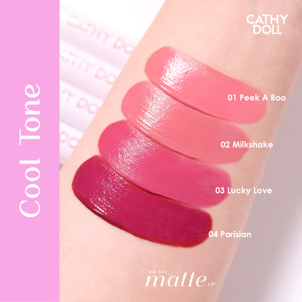 [SG INSTOCK] Cathy Doll Cathy Doll Not Too Matte Lip 2.9g.
