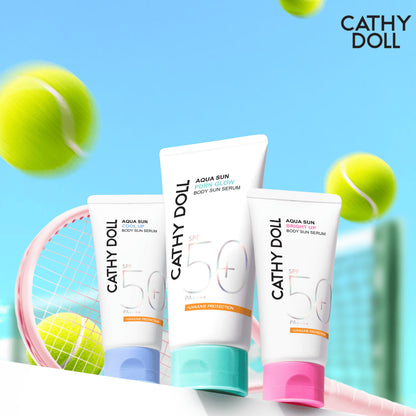 [SG INSTOCK] NEW PACKAGING CATHY DOLL AQUA SUN BODY SERUM SPF50 PA+++140ML