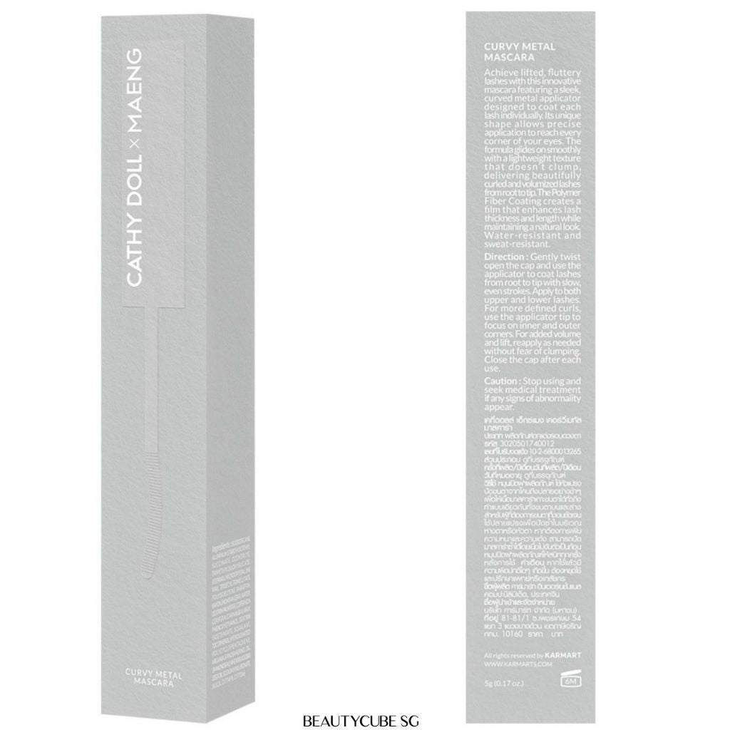 [SG INSTOCK] CATHY DOLL X MAENG CURVY METAL MASCARA 5G