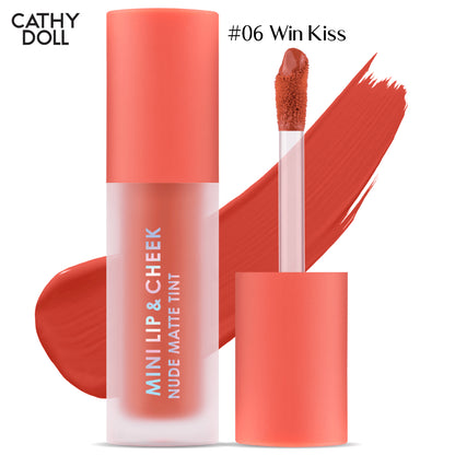 [SG INSTOCK] CATHY DOLL MINI LIP & CHEEK NUDE MATTE TINT 2.1G