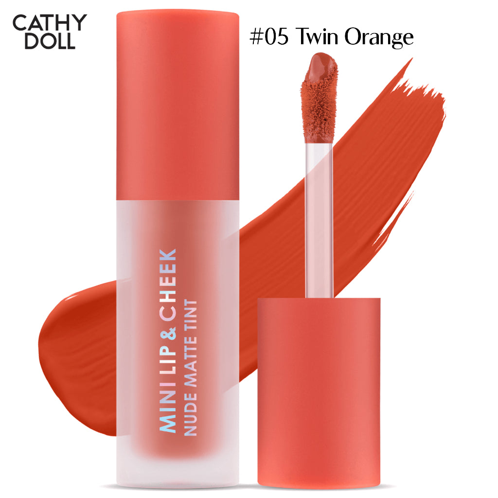 [SG INSTOCK] CATHY DOLL MINI LIP & CHEEK NUDE MATTE TINT 2.1G