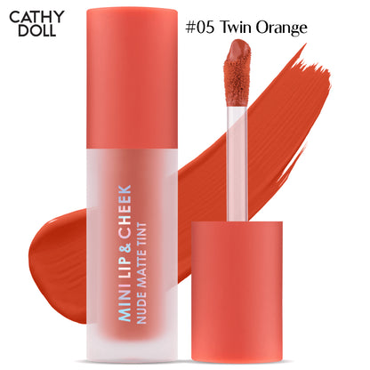 [SG INSTOCK] CATHY DOLL MINI LIP & CHEEK NUDE MATTE TINT 2.1G