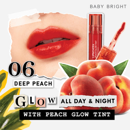 [SG INSTOCK] BABY BRIGHT LIP & CHEEK PEACH GLOW TINT 2.4G