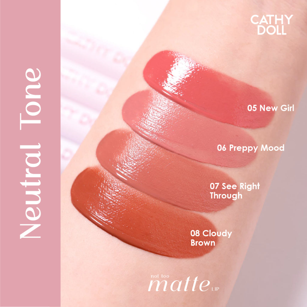 [SG INSTOCK] Cathy Doll Cathy Doll Not Too Matte Lip 2.9g.