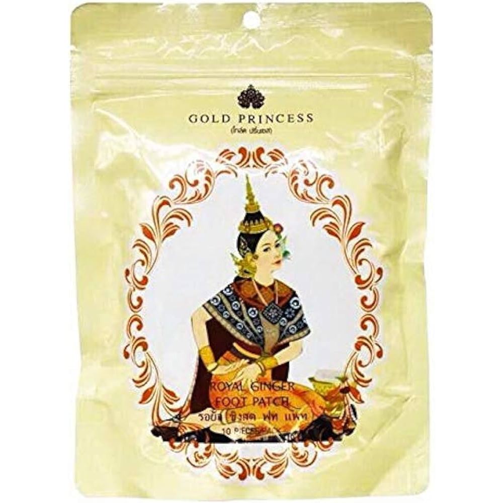 [SG INSTOCK] GOLD PRINCESS  ROYAL DETOXIFICATION FOOT PATCH (10 Pieces/Pack)