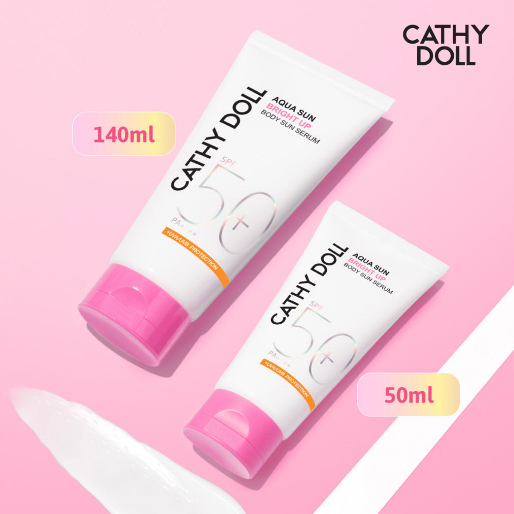 [SG INSTOCK] NEW PACKAGING CATHY DOLL AQUA SUN BODY SERUM SPF50 PA+++140ML