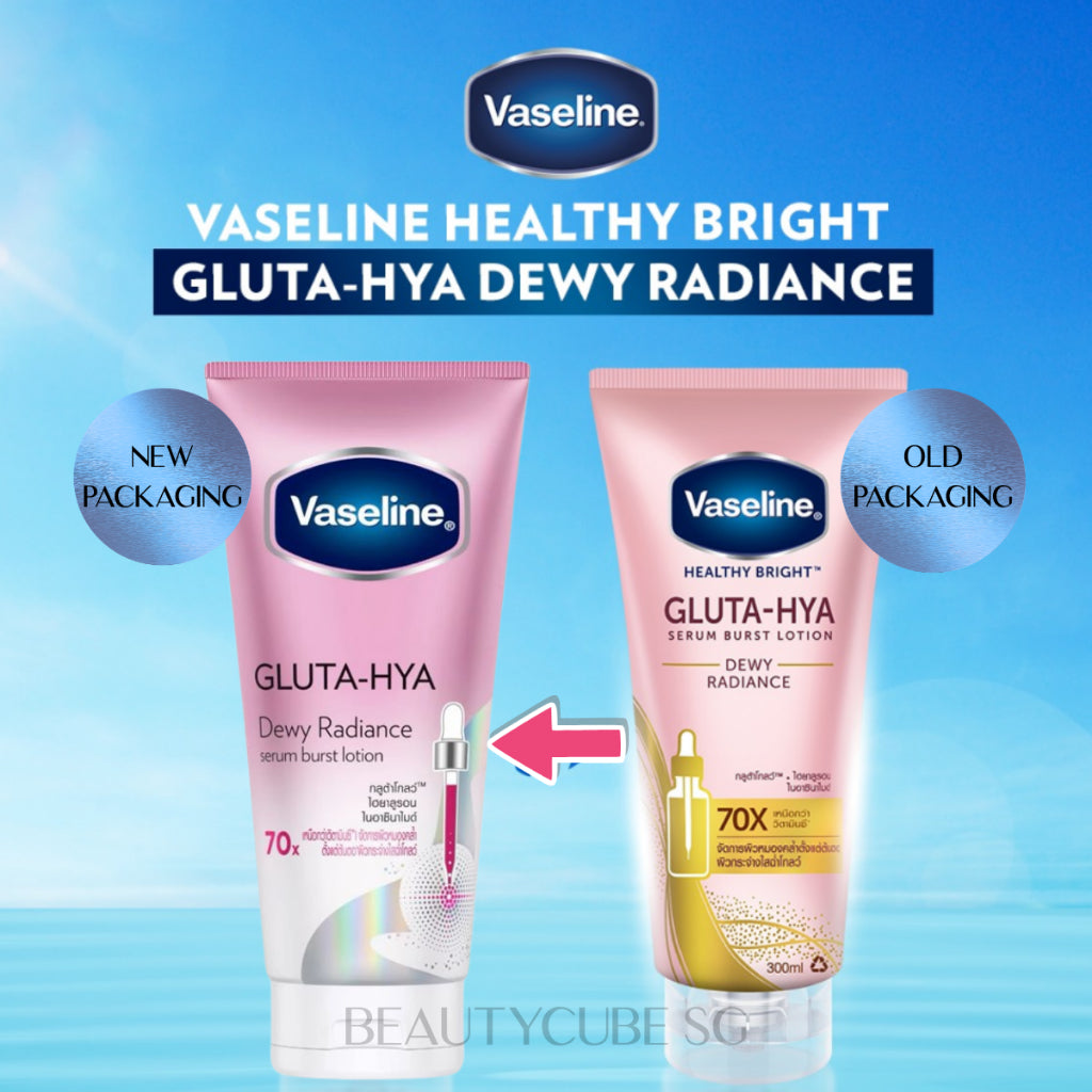 [SG INSTOCK] Vaseline Gluta HYA Serum Burst Lotion Dewy Radiance, Flawless Glow, Overnight Radiance, Luminous, Pro Age