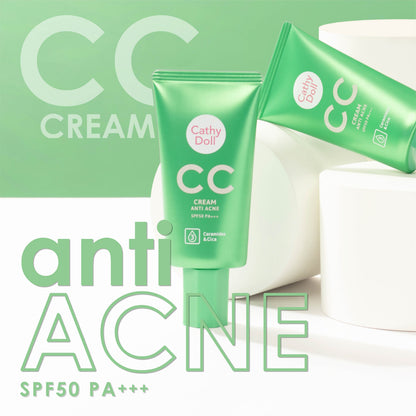 [SG INSTOCK] CATHY DOLL SPEED WHITE / SPEED COVER CC CREAM SPF50+ PA+++ 50ML